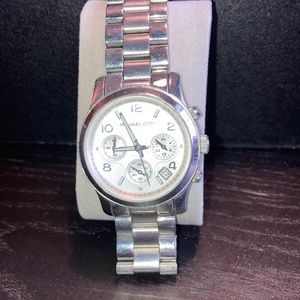 Silver women’s Michael Kor’s Large watch